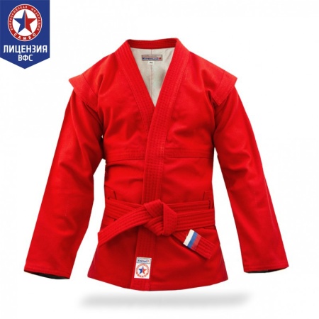 Купить Куртка для самбо "Атака" ВФС (подкладка, пояс)  р 36-48 в Елабуге 
