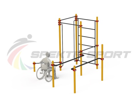 Купить Спортивный комплекс для инвалидов-колясочников WRK-D18_76mm в Елабуге 