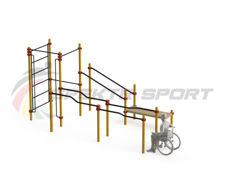 Купить Спортивный комплекс для инвалидов-колясочников WRK-D16_76mm в Елабуге 