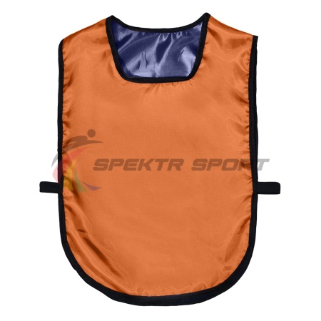 Купить Манишка футбольная двусторонняя универсальная Spektr Sport оранжево-синяя в Елабуге 